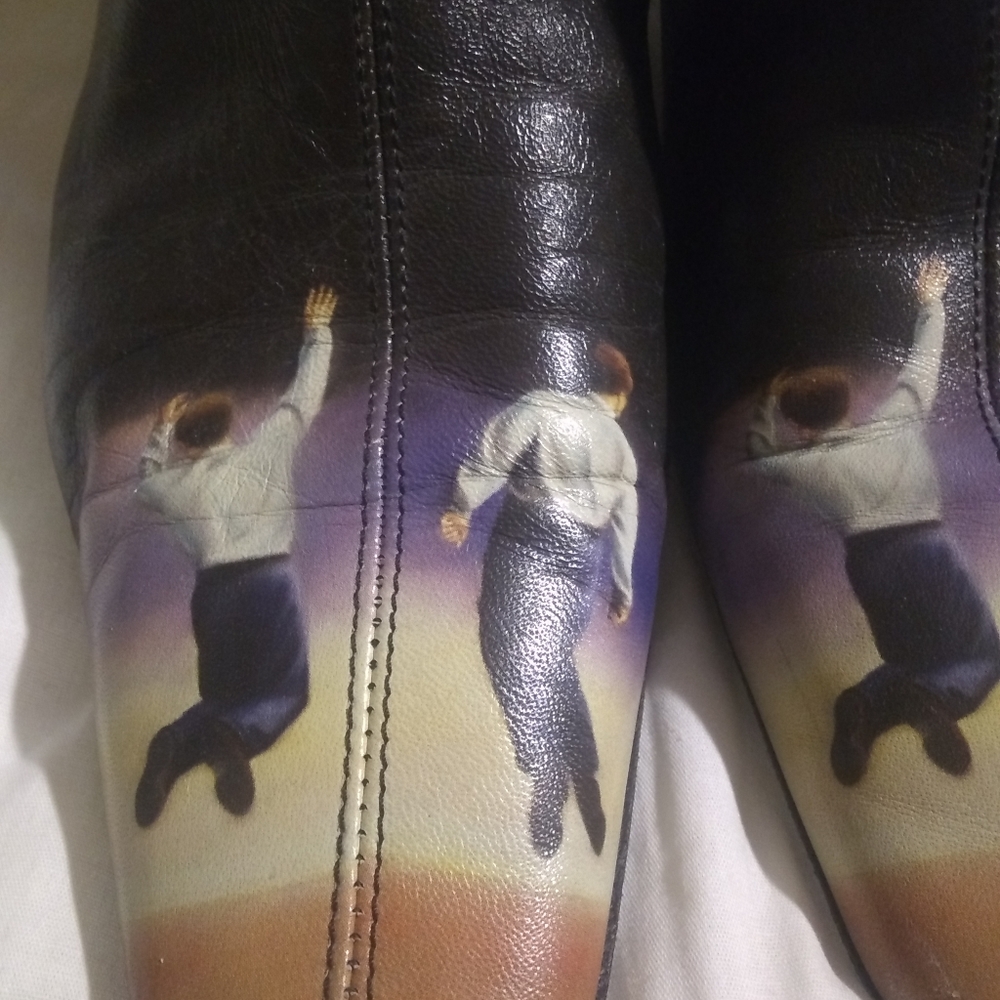 RARE Vintage Icon Art genuine leather boots - Picture 13 of 16